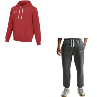 Komplet męski Nike Park 26 Fleece Hoodie czerwona IB1222/IB1248 - zdjęcie główne