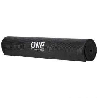 Mata do ćwiczeń fitness, jogi HMS ONE YM02 173x61cm czarna - zdjęcie główne
