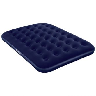 Materac welurowy podwójny 191x137x22cm BESTWAY granatowy - zdjęcie główne
