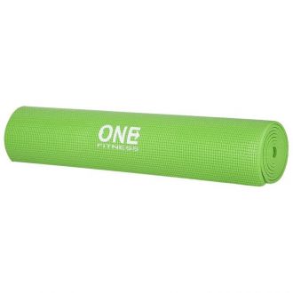 Mata do ćwiczeń fitness, jogi HMS ONE YM02 173x61cm zielona - zdjęcie główne