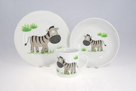 Zestaw naczyń dla dzieci - Zebra 5137 ROMA / MARGOT - zdjęcie główne