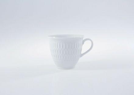 Filiżanka 0,22 l - Sofia Niedekorowana + Talerz deserowy 21 cm - Sofia Niedekorowana + Spodek 15,7 cm - Sofia Niedekorowana - zdjęcie główne
