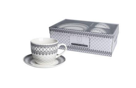 Filiżanki 250 ml ze spodkiem 2 szt. / CR2-106 - zdjęcie główne