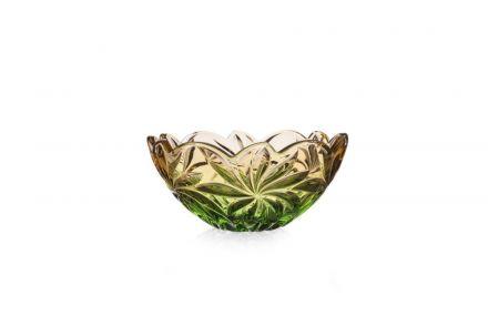 Misa kryształowa 28 cm - Flora Amber Green (526787) - zdjęcie główne