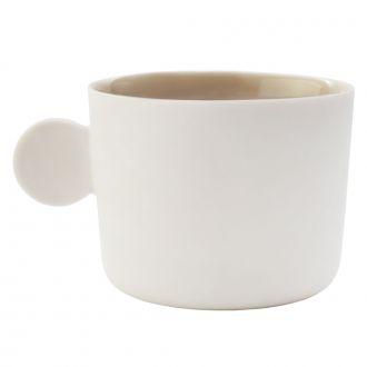 Filiżanka 150 ml - beżowy - Eter (V-85031-6) - zdjęcie główne