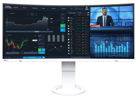 Monitor 37,5'' EIZO FlexScan EV3895 3840 x 1600 4K/UW - biały - zdjęcie główne