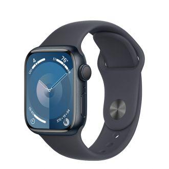Apple Watch S9 41mm aluminium w kolorze północy z paskiem sportowym w kolorze północy - S/M - zdjęcie główne