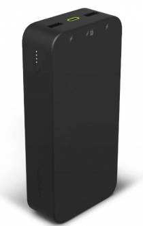 Powerbank Mophie Powerstation 20K mAh PD, 20W USB-C, 2 x USB-A 12W - czarny - zdjęcie główne