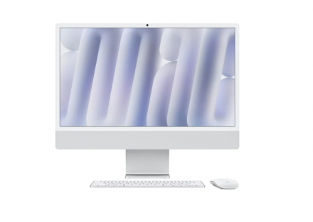 Apple iMac 24 4,5K Retina M4 10/10 Core 16GB 256GB srebrny - zdjęcie główne