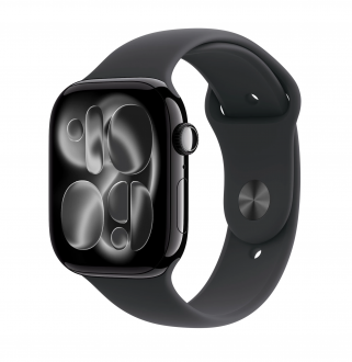 Apple Watch S11 46mm aluminium w kolorze onyks z paskiem sportowym w kolorze czarnym M/L - zdjęcie główne