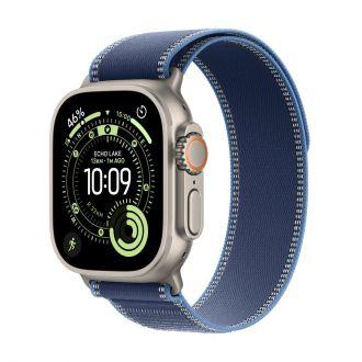 Apple Watch Ultra 3 tytan z opaską Trail w kolorze niebieskim/jaskrawoniebieskim S/M - zdjęcie główne