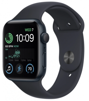 Apple Watch SE2 44mm aluminium + Cellular w kolorze północy z paskiem sportowym w kolorze północy - zdjęcie główne
