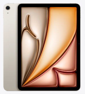 Apple iPad Air 11 M4 8 gen. Wi-Fi + Cellular 128GB Księżycowa Poświata - zdjęcie główne