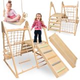 Drewniany domowy plac zabaw XL 5w1