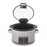 Wolnowar Crockpot 3.5l z uchylną pokrywą, srebrno-miedziany CSC059X