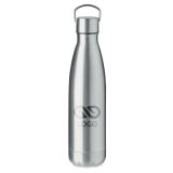 Butelka dwuścienna 500ml MATIS - srebrny mat