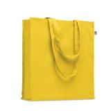 Torba z bawełny organicznej BENTE COLOUR - żółty