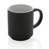 Kubek ceramiczny Echo - Czarny