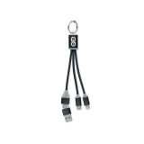 Kabel ładujący 4 w 1 typu C - BLUE - Czarny