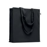 Torba z bawełny organicznej BENTE COLOUR - Czarny