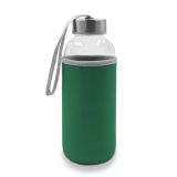 Szklana butelka 420 ml Bob - zielony