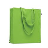 Torba z bawełny organicznej BENTE COLOUR - limonka