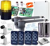 Zestaw Genius G-Bat 300 do bram 6m dwuskrzydłowych + (lampa, stopka, odboje, moduł Wi-Fi i 4 piloty)