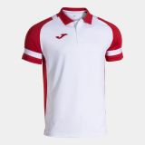 Koszulka sportowa polo Joma Lider biało-czerwona