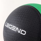 Piłka lekarska Legend 3kg gumowa zielono-czarna