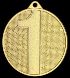 Medal złoty z numerem 45mm MMC4503