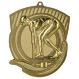 Medal metalowy złoty PŁYWANIE MD8062/G