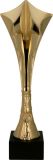 Puchar plastikowy złoty H-42cm 8370/G