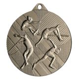 Medal srebrny, stalowy Lekkoatletyka średnica 45 mm