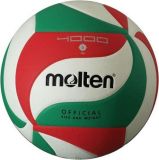 Piłka siatkowa MOLTEN V5-M4000 zielono-biało-czerwona rozmiar 5 FIVB treningowa