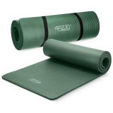 Mata fitness, do ćwiczeń, jogi NBR 1,5cm zielona