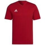 Koszulka męska adidas Tee Tepore czerwona bawełniana