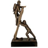 Statuetka odlewana brązowa STRAŻACTWO RFST3052/BR