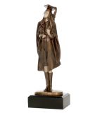 Statuetka odlewana 25,5cm - ABSOLWENTKA-NAUKA - RFST2055/BR