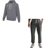 Komplet męski Nike Park 26 Fleece Hoodie szara IB1222/IB1248