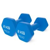 Hantelki żeliwne do ćwiczeń Classic 2 x 2 kg
