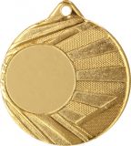 Medal 50mm złoty z miejscem na emblemat ME006