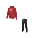 Komplet męski Nike Park 26 Fleece Hoodie czerwona IB1222 657
