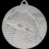 Medal srebrny 50mm WĘDKARSTWO MMC7950