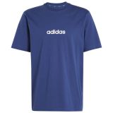 Koszulka męska adidas ESSENTIALS granatowa bawełniana