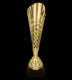 Puchar metalowy złoty - FIBI H-36cm 4173C