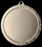 Medal stalowy 60mm srebrny z miejscem na emblemat MMC6061