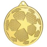 Medal metalowy złoty PIŁKA NOŻNA MMC1250/G