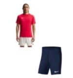 Komplet męski Nike Dri-Fit Park VIII czerwona HV8173 657