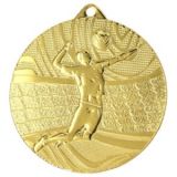 Medal metalowy złoty SIATKÓWKA MMC41050/G