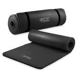Mata fitness, do ćwiczeń, jogi NBR 1,5cm czarna